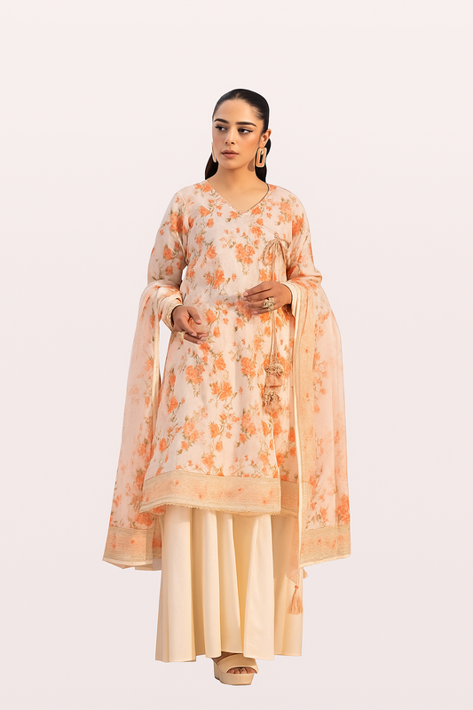 3-Piece unstitched suit